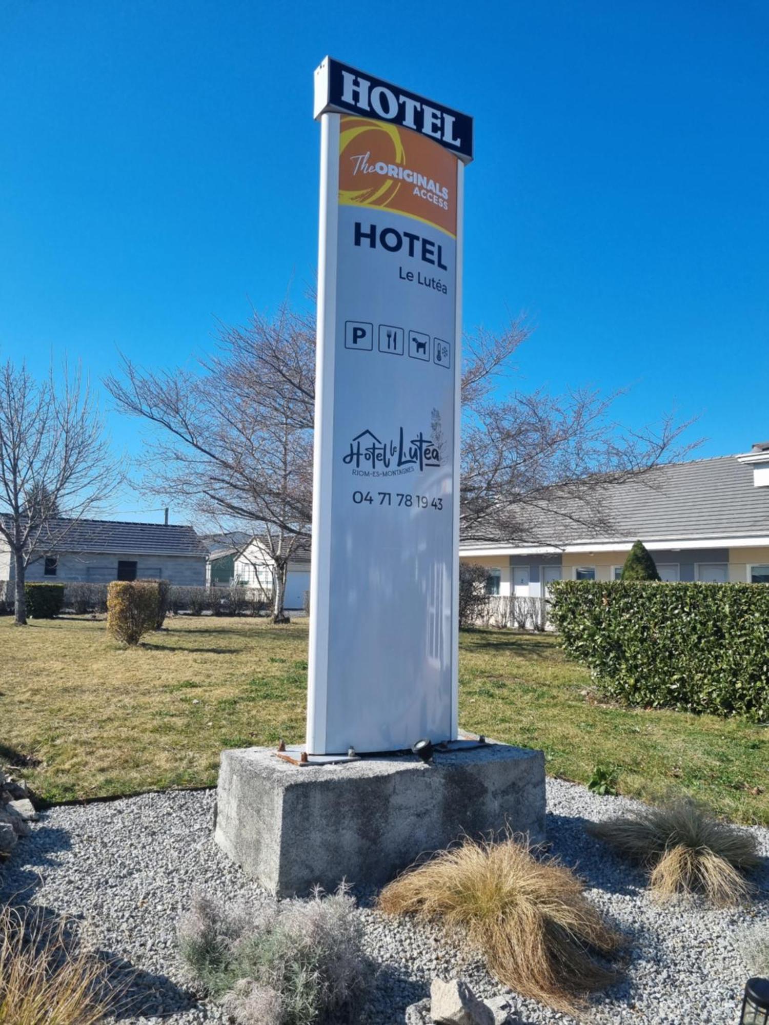 The Originals Access, Hotel Le Lutea Riom-ès-Montagne Εξωτερικό φωτογραφία